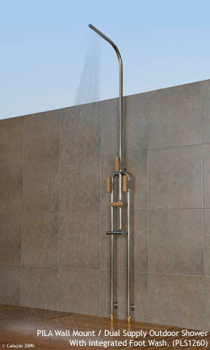 PILA Wall Mount / Dual Supply With Integrated Foot Wash