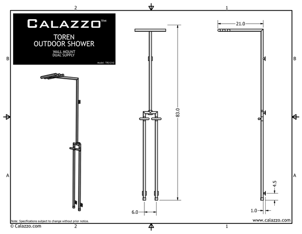 TOREN Wall Mount / Dual Supply